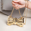 Golden Evening Round Clutch