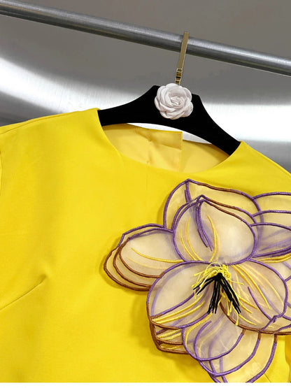 Yellow Spliced Summer Set