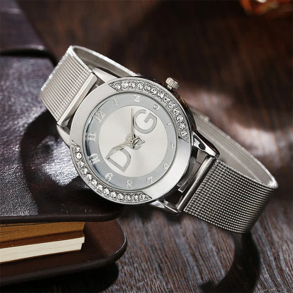 Luxury Diamond Mesh Watch