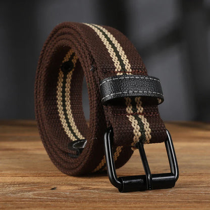 Extended canvas belt