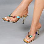 Elegant Platform Heel Slippers