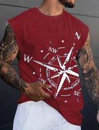 Rudder Graphic Print Tank Top