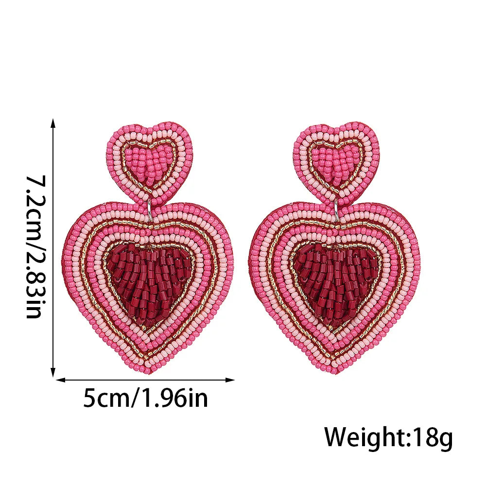 Love Letter Beaded Earrings