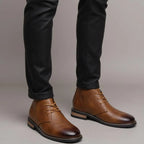 Simple PU Desert Boots