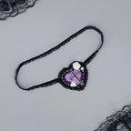 Gothic Lolita Heart Eye Mask