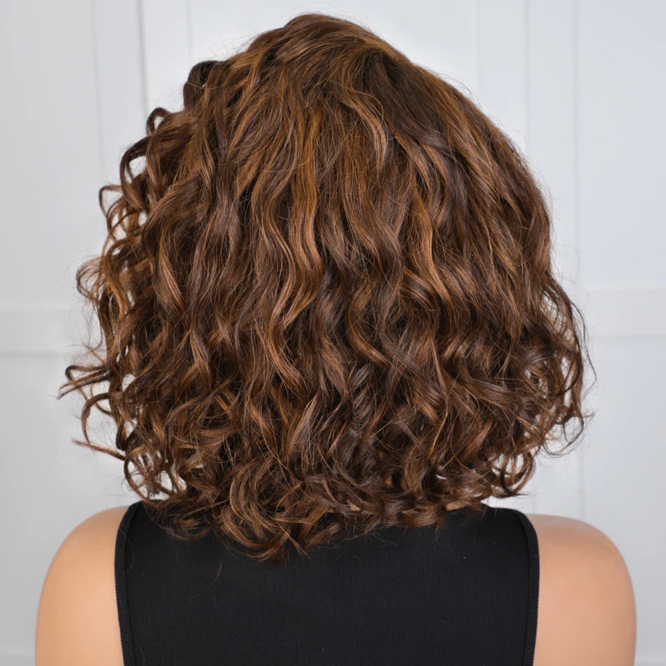 Short Curly Bob Wig