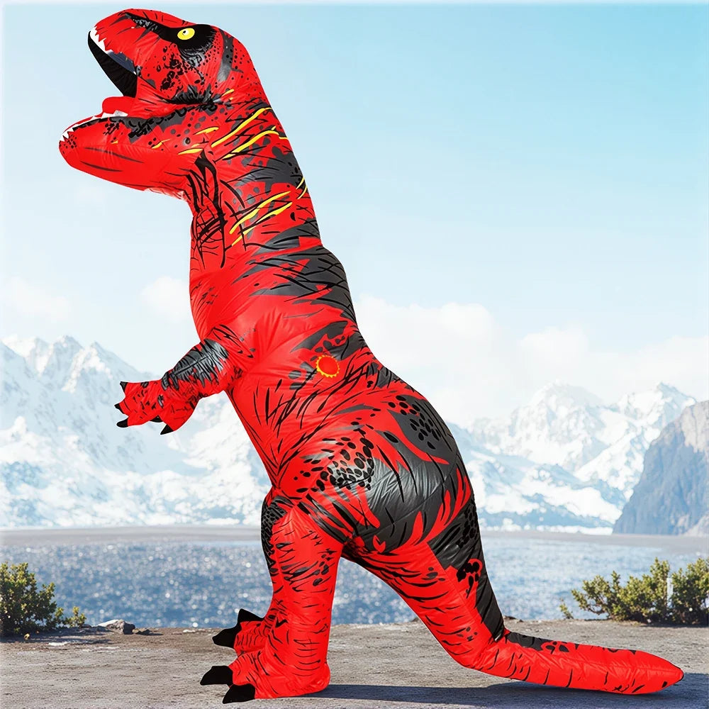 Inflatable Dinosaur Mascot Costume
