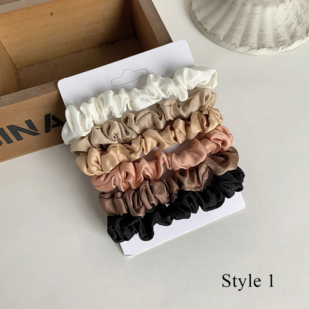 Satin Scrunchie Set