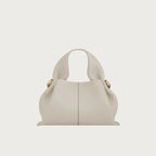 Pleated Leather Crossbody Bag
