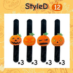 Plush Halloween Slap Bracelets