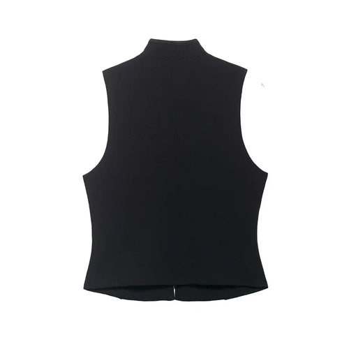 Button Vest Coat