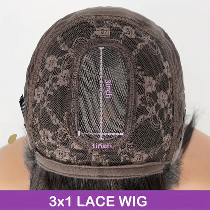 3X1 Middle Part Bob Wig