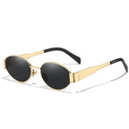 Unisex Oval Sun Glasses