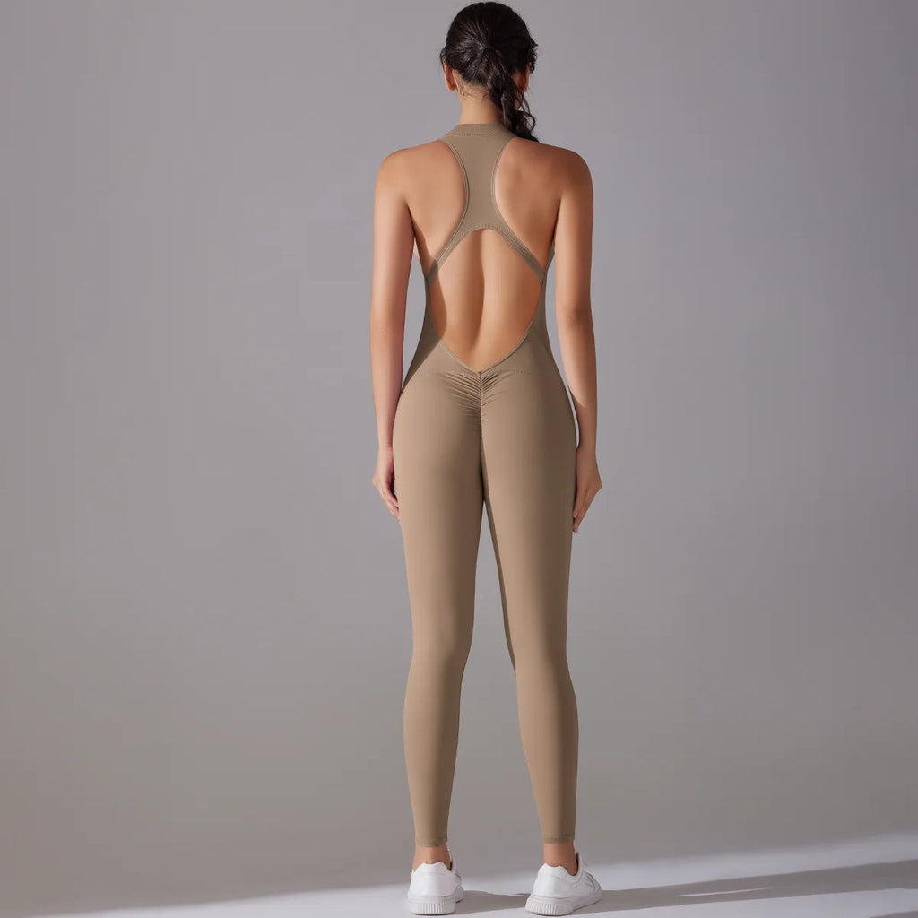 Nylon Solid Sleeveless True-To-Size Fit Shaping Bodysuit