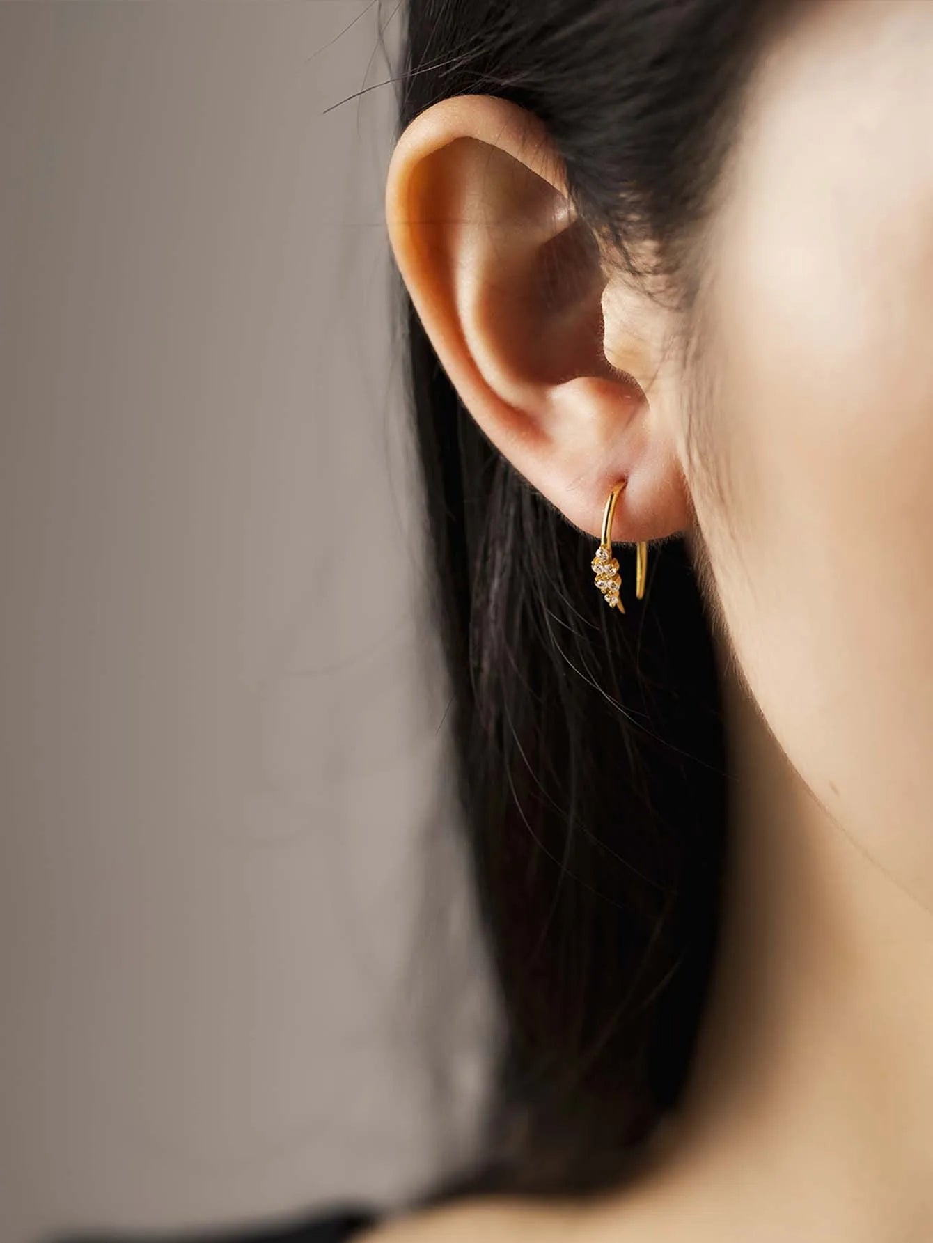 Sterling Silver Huggie Earrings