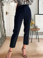 High Waist Slim Pencil Pants