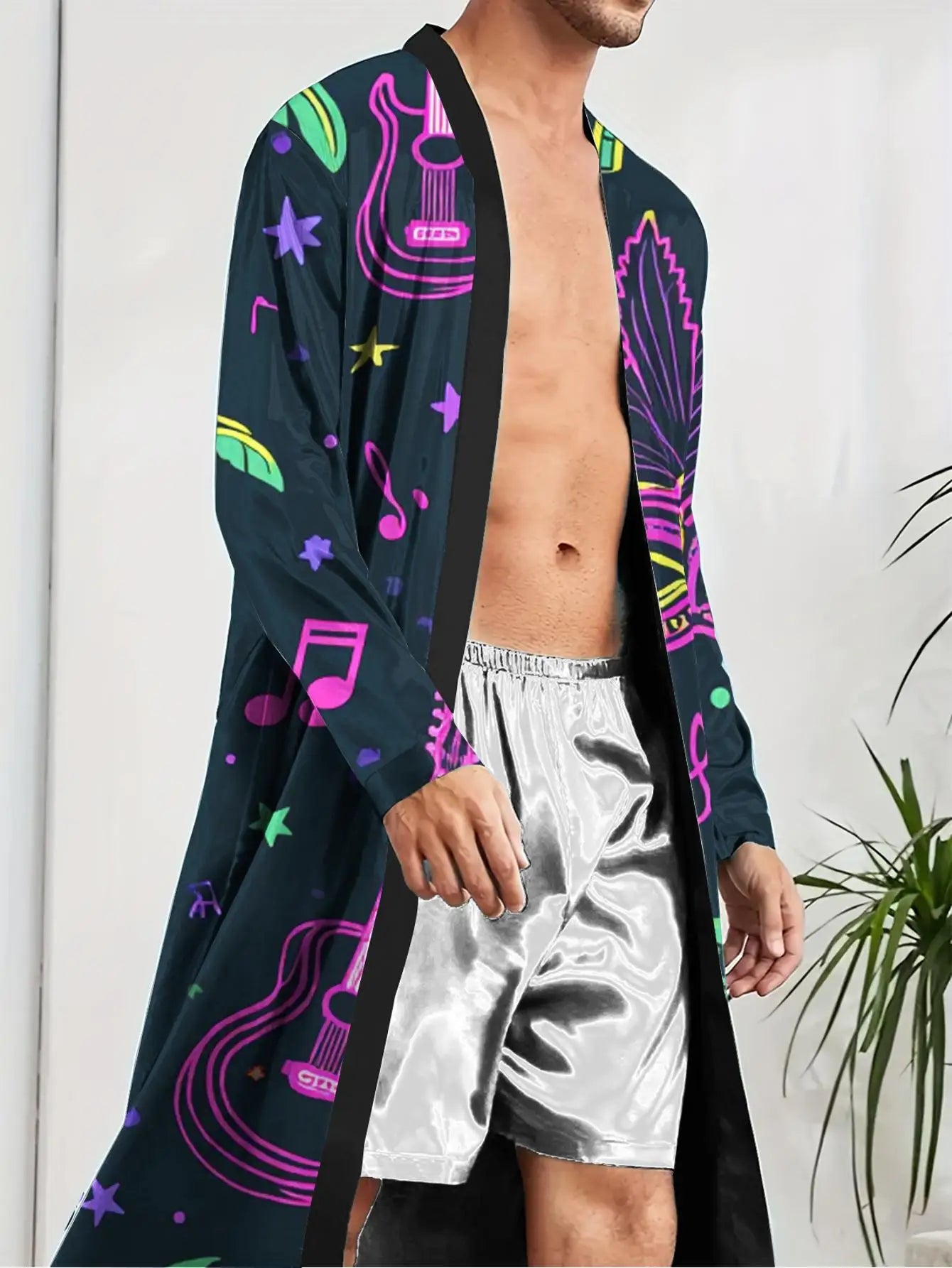 1pc Robes Spring Summer Printed