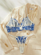 Floral Lace Bra Set