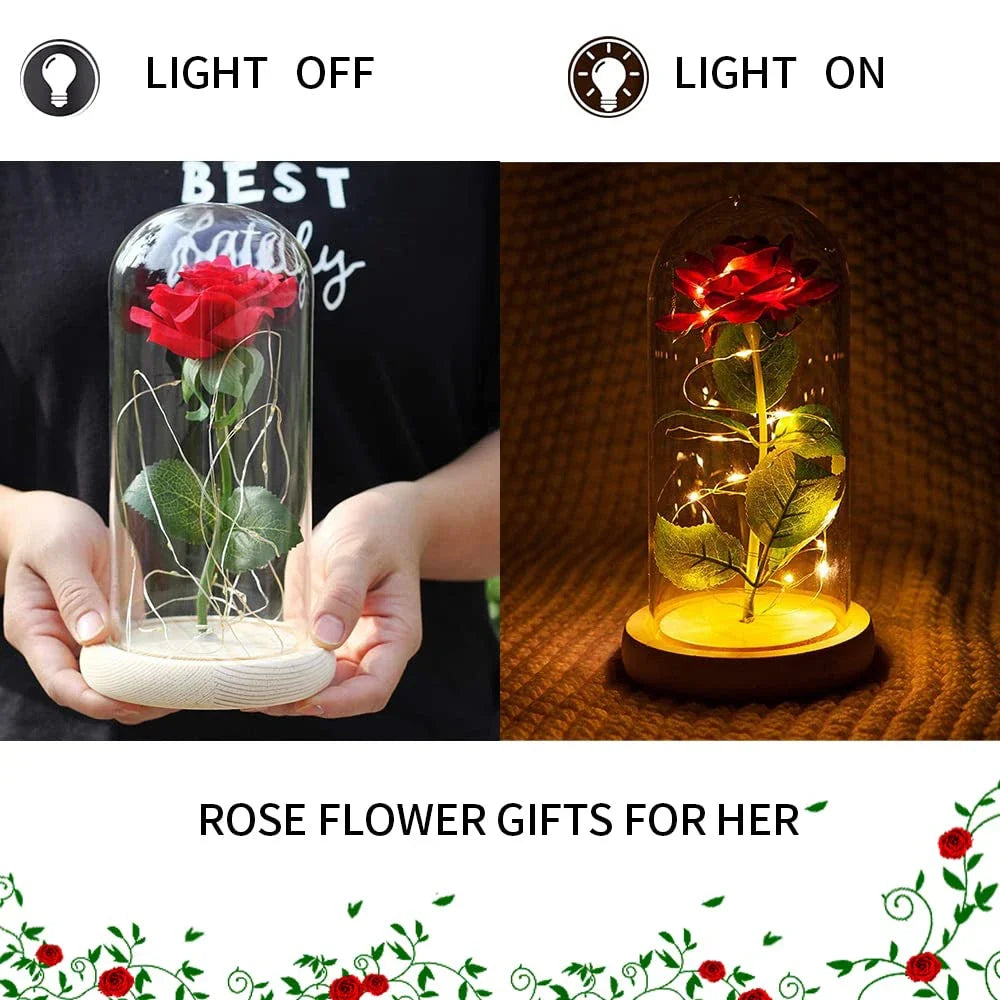 Enchanted Rose Lamp