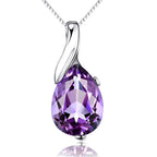 Crystal Blue Topaz Pendant