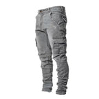 Elastic Cargo Denim Joggaer Jeans