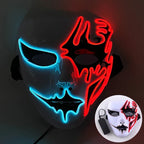 Glowing EL Wire Party Mask