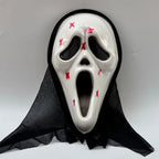 Ghost Mask with Mesh Hood
