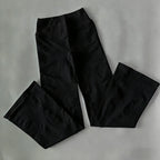 Crossover V-Waist Flared Leggings