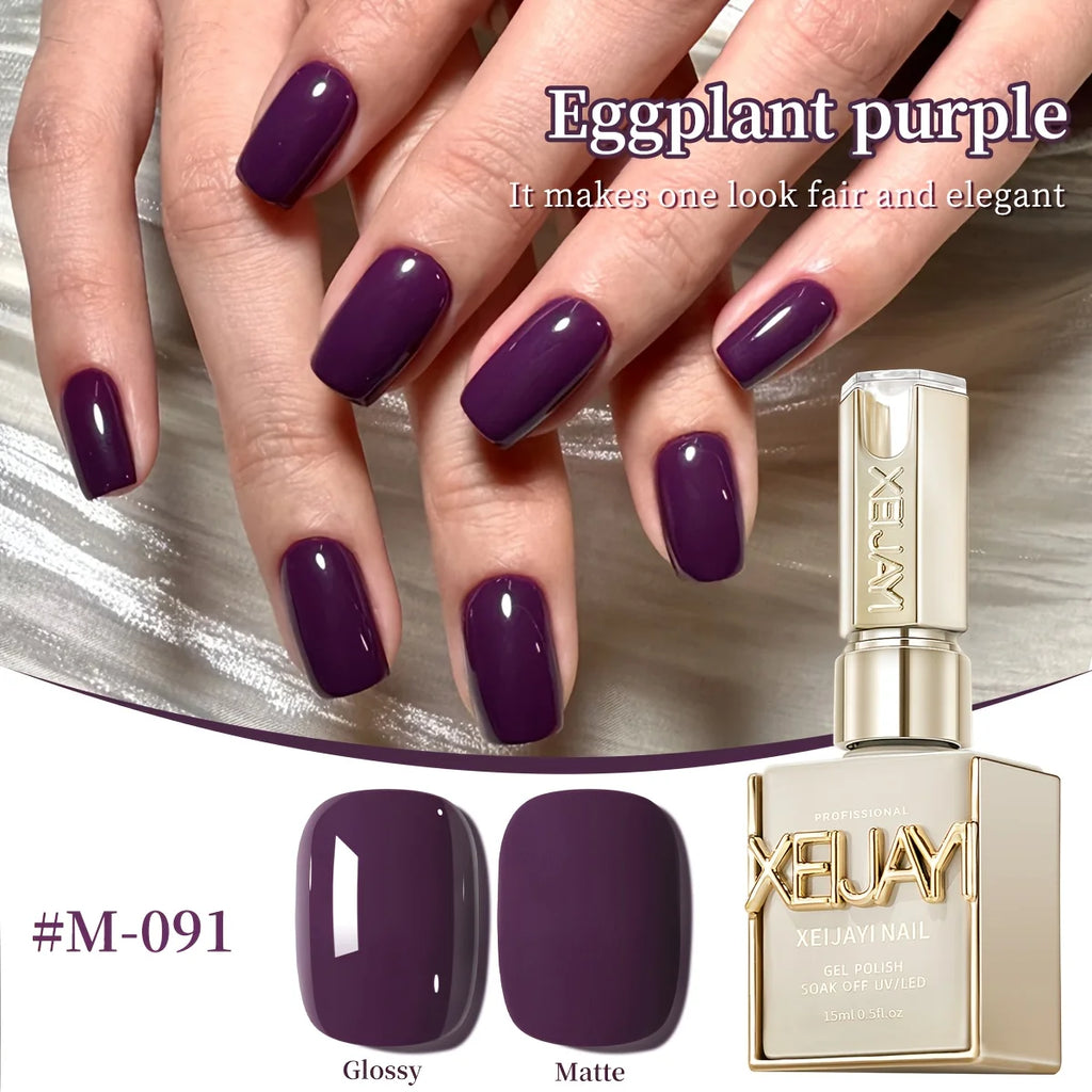 XEIJAYI Purple Gel Nail Polish
