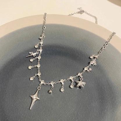 Crystal Cross Pendant Necklace