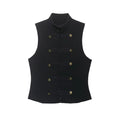 Button Vest Coat