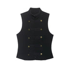 Button Vest Coat