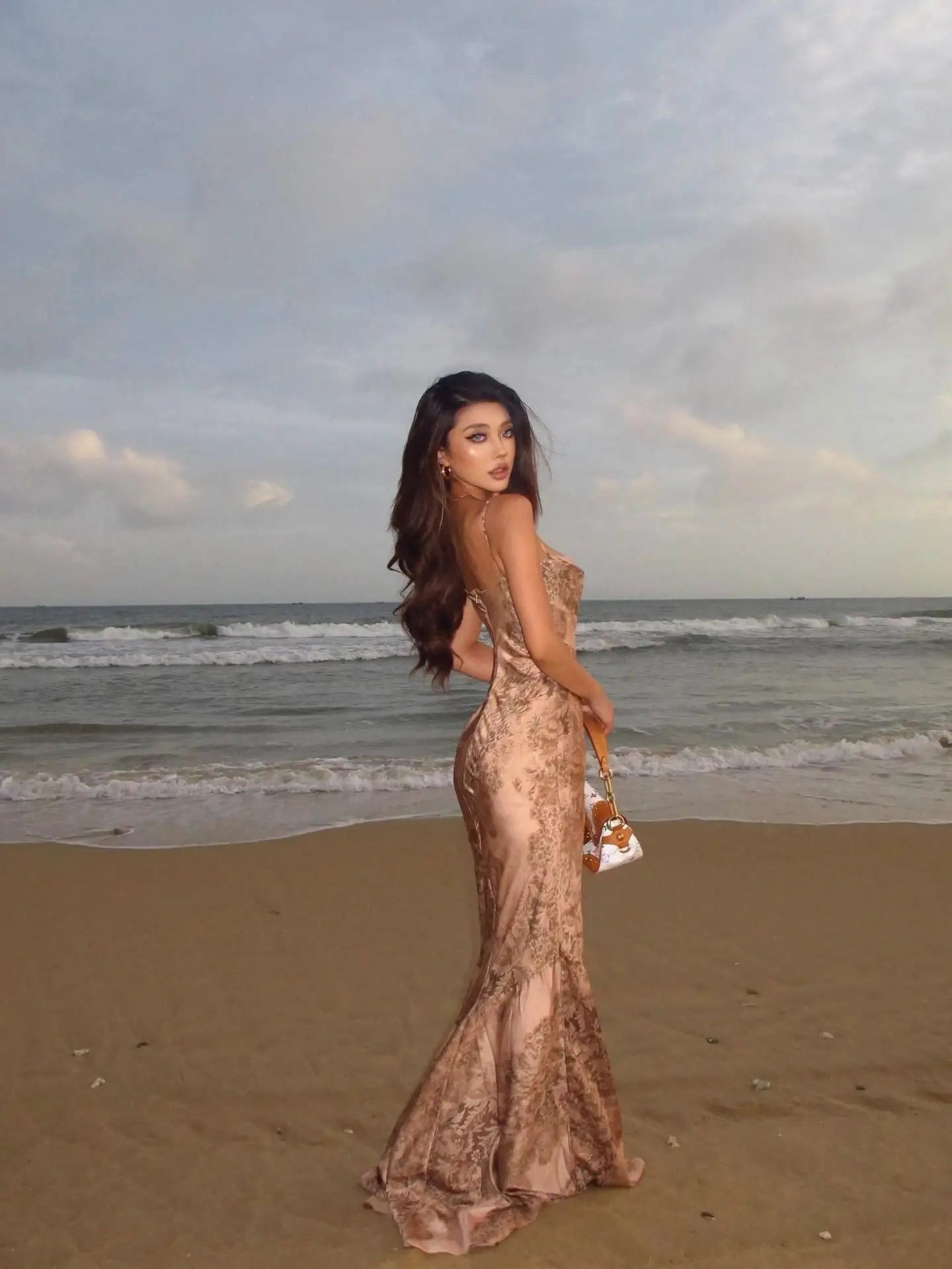 Floral Mermaid Maxi Dress