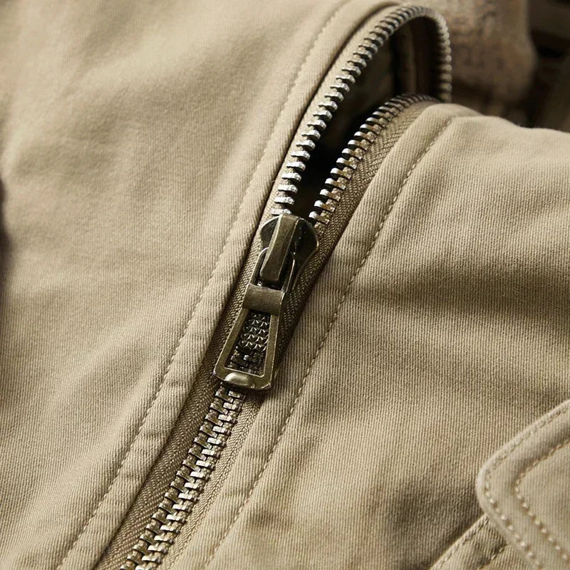 Men's Wool Collar Jacket