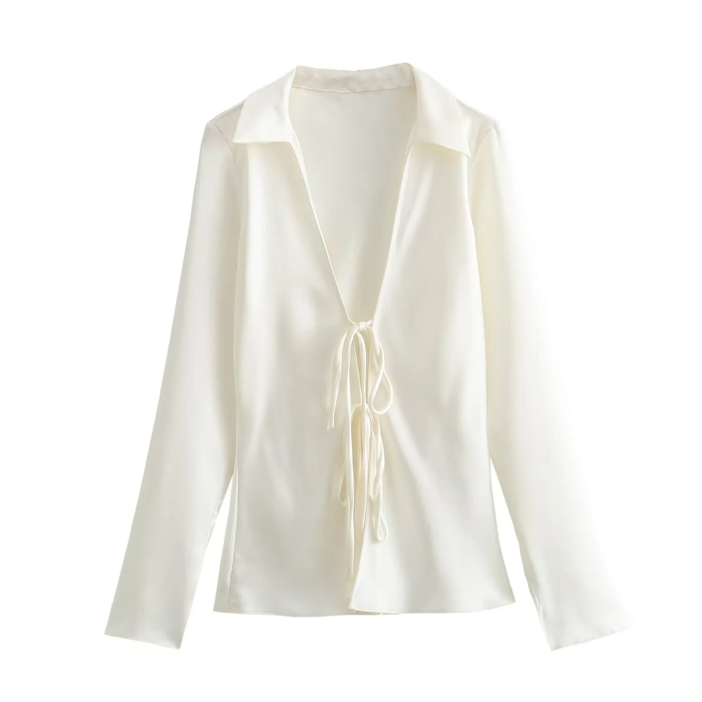 Elegant Satin Slim Shirt