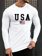 3D Print Casual Long Sleeve Tee