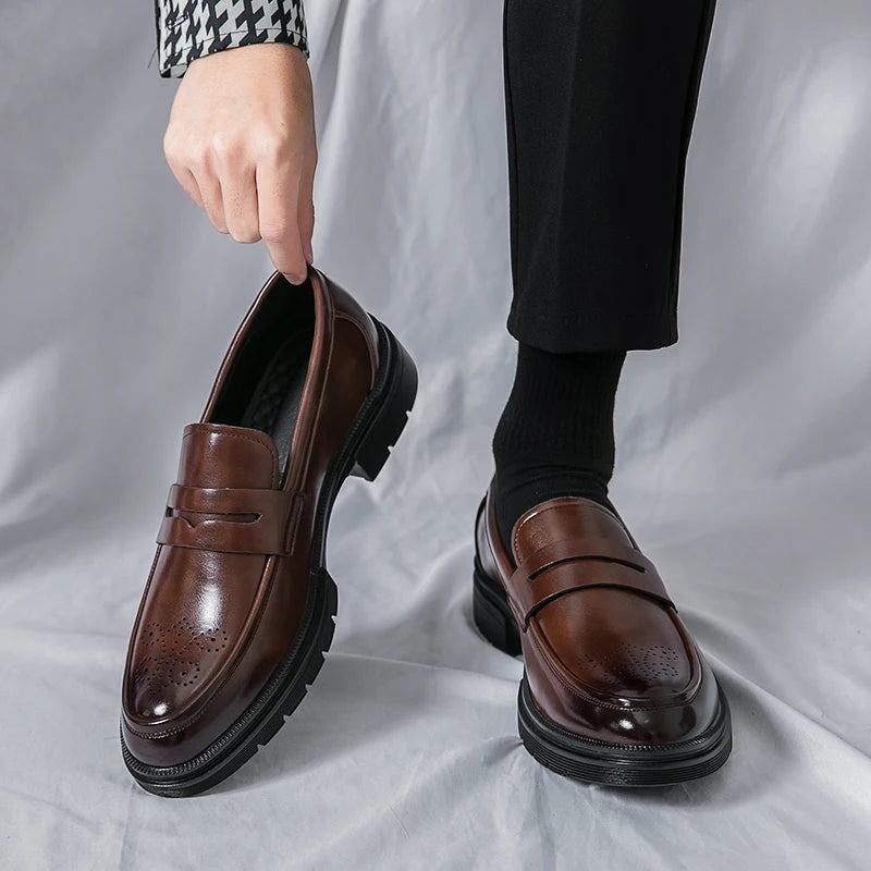 Breathable Career Leather Shoes