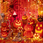 Glowing Pumpkin Lantern Decor