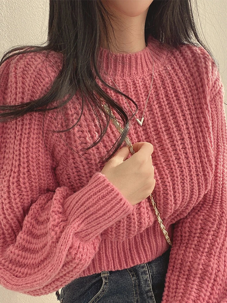 Loose Lantern Sleeve Sweater