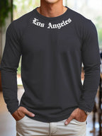 3D Print Casual Long Sleeve Tee