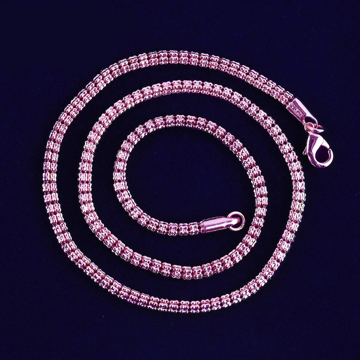 Women’s Gold Plated Snake Link Necklace