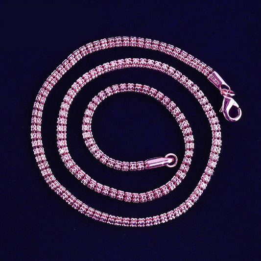 Women’s Gold Plated Snake Link Necklace