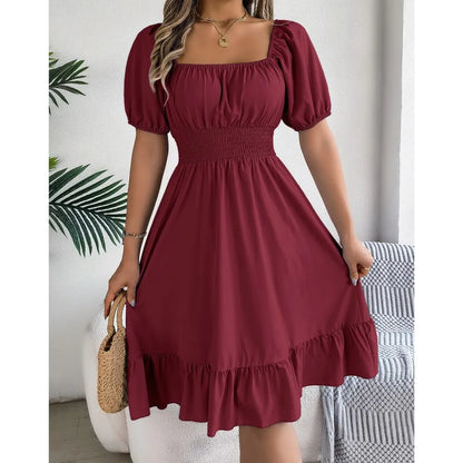 Women's Elegant Ruffle Dress