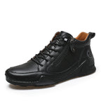 Handmade Leather Ankle Winter Boots