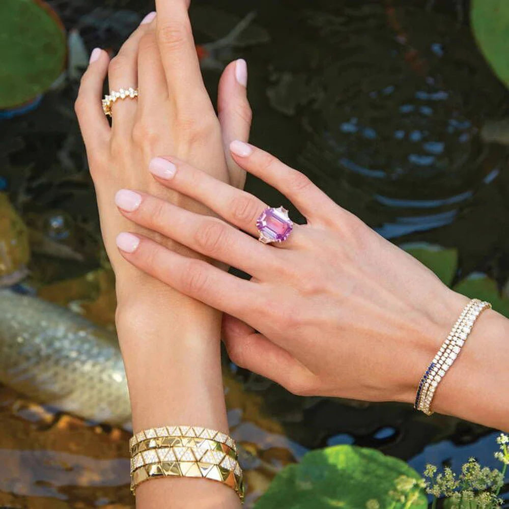 Tennis Zirconia Chain Bracelet
