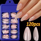 Milk White Press Nails Medium