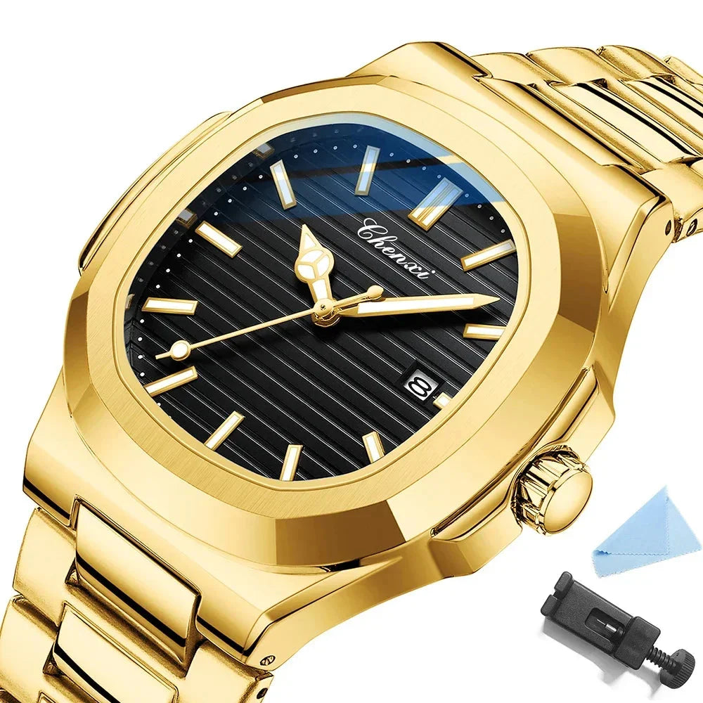 Luminous Quartz Wristwatch