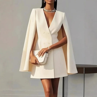 Double Breasted Blazer Dress
