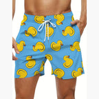 Funny Duck 3D Board Shorts