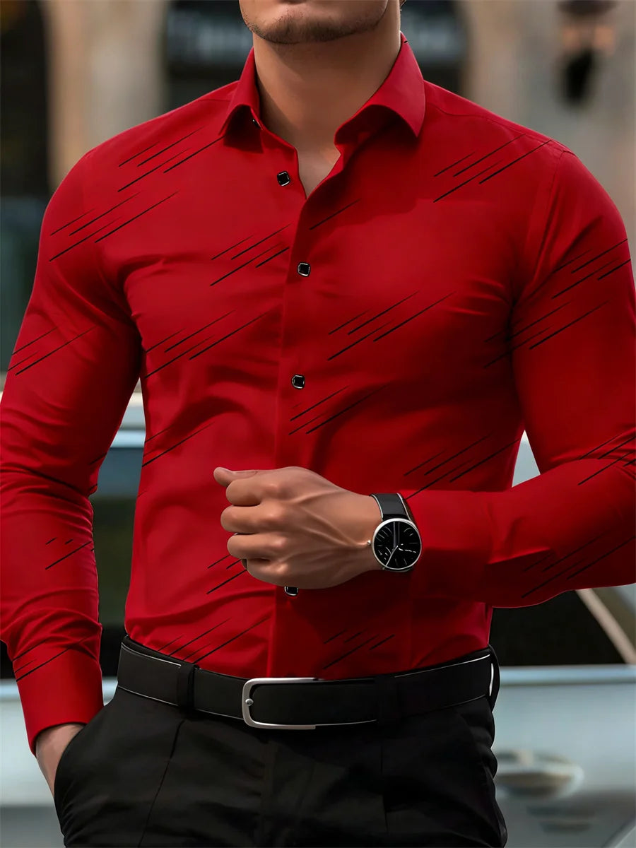 Men's Printed Casual Shirt